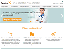 Tablet Screenshot of doktorx.hu